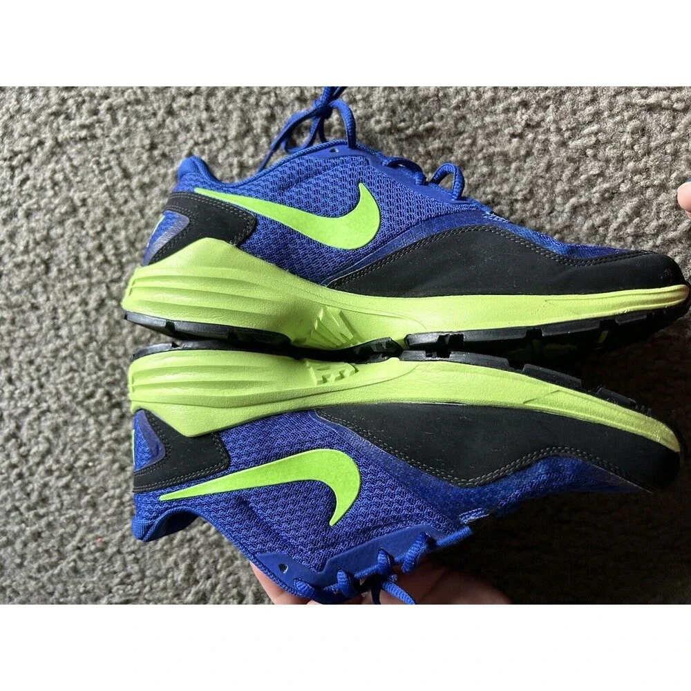 NIKE LUNARLON BLUE/GREEN SNEAKERS SIZE 9